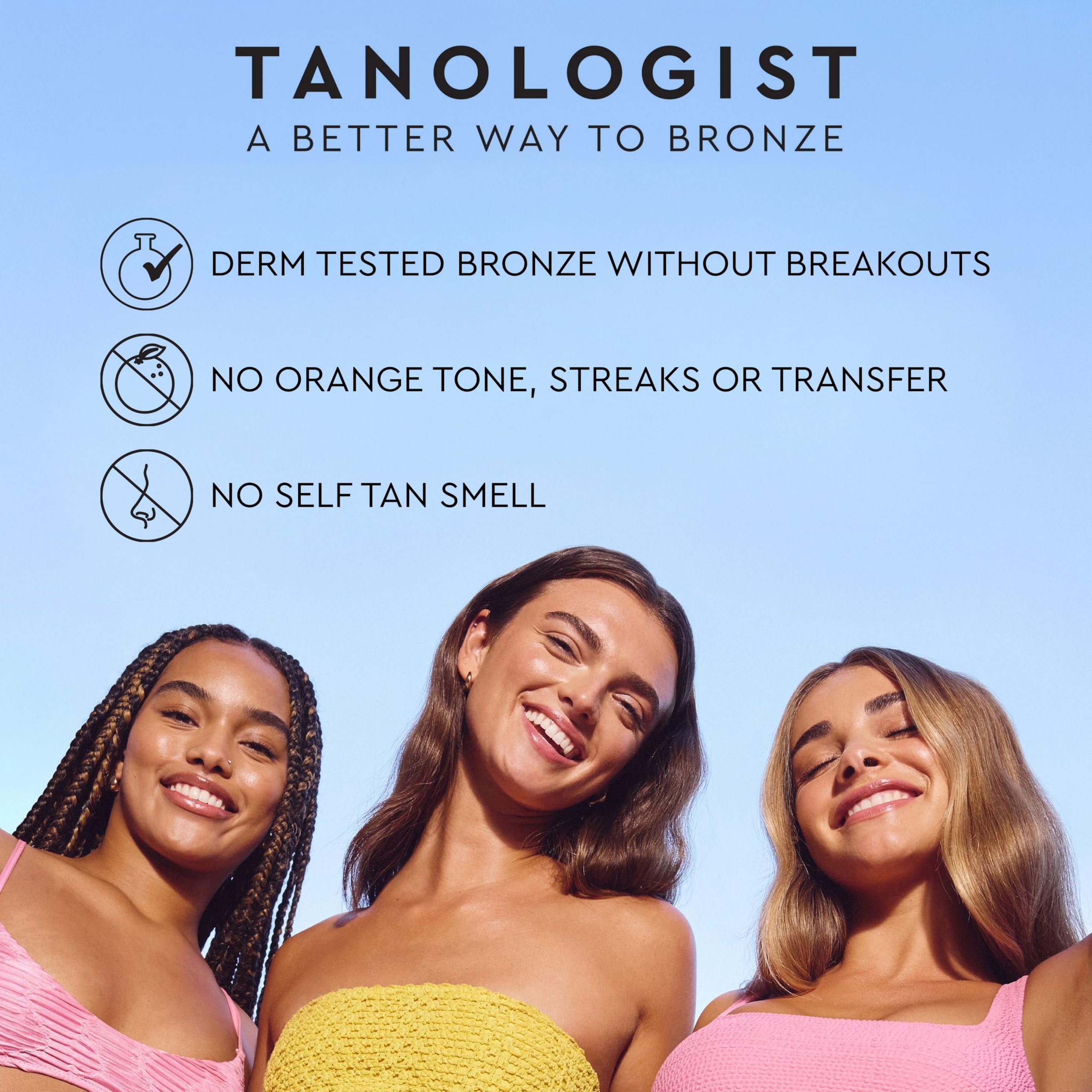 Tanologist Medium Self Tan Water, Clear Tanning Mist, 6.76 Fl Oz
