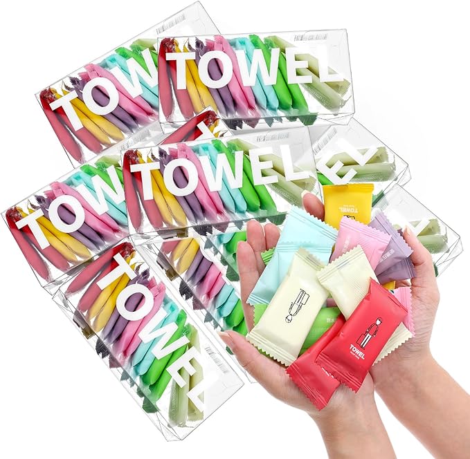 140 Pack Disposable Compressed Face Towels for Travel - 11x 7.87inch Portable Compressed Towel Tablets - Reusable Cotton Facial Towel for Outdoor, Camping, Hotel, Gym, Daily Use, Dog ,Beauty Salon