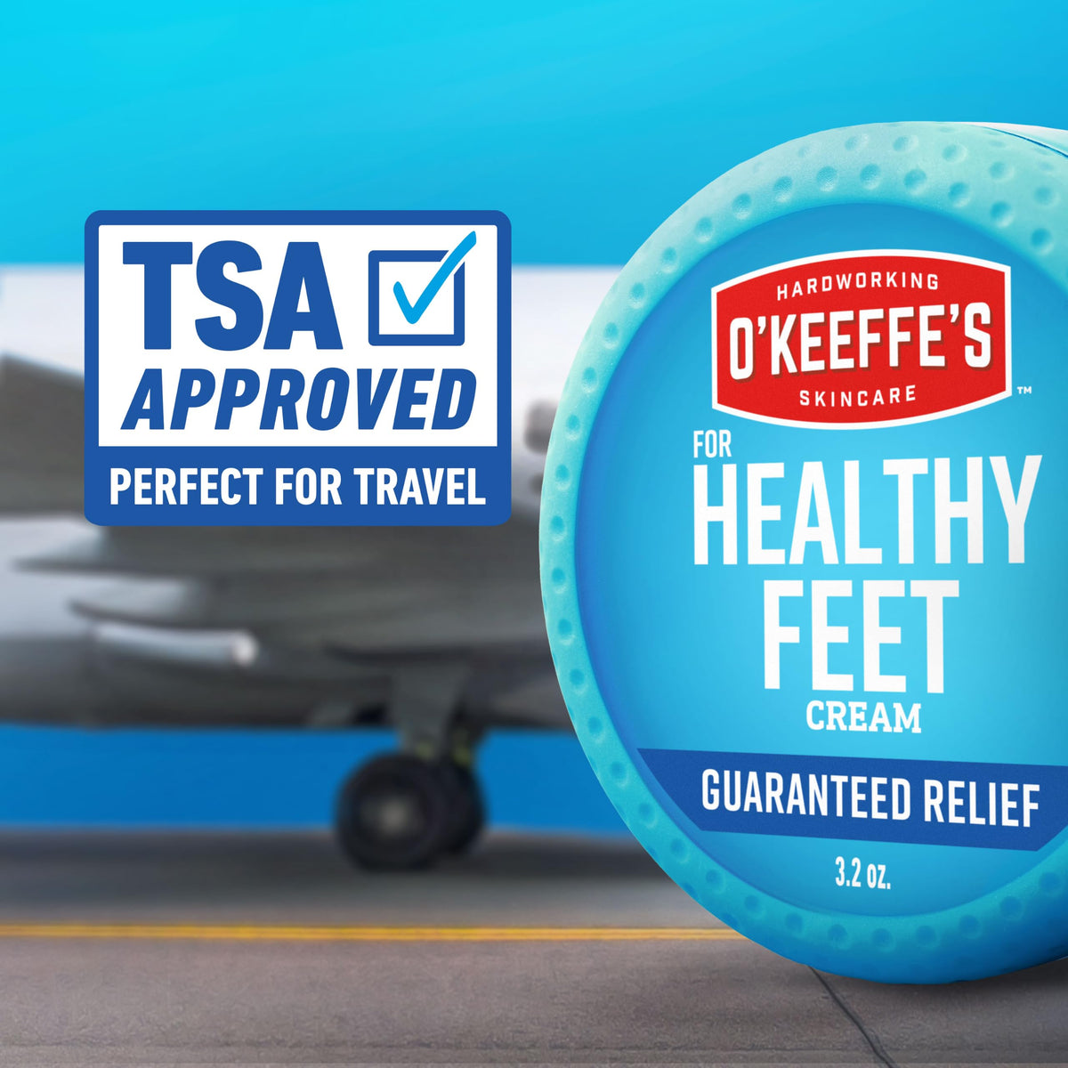 O'Keeffe's Healthy Feet Foot Cream, 3.2 oz Jar, 1-Pack For Extreme Dryness
