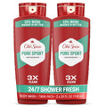Old Spice Body Wash for Men, Lasting Pure Sport Scent, 24 fl oz Pack of 2