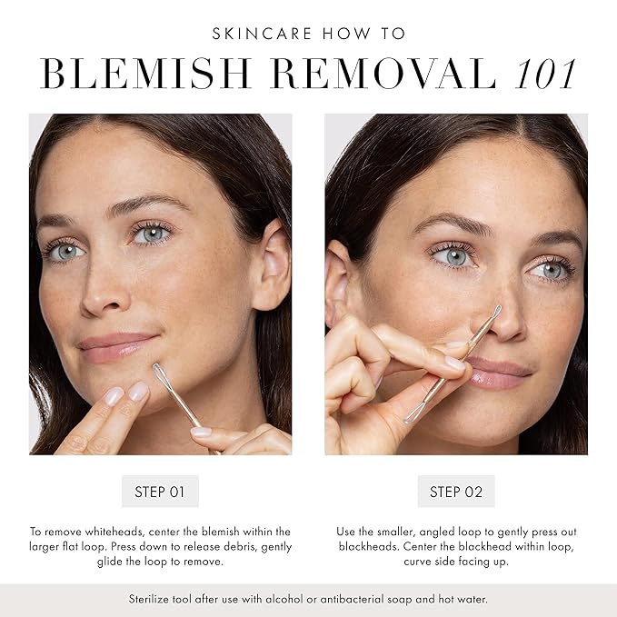 Tweezerman Whitehead and Blackhead Remover Rose Gold