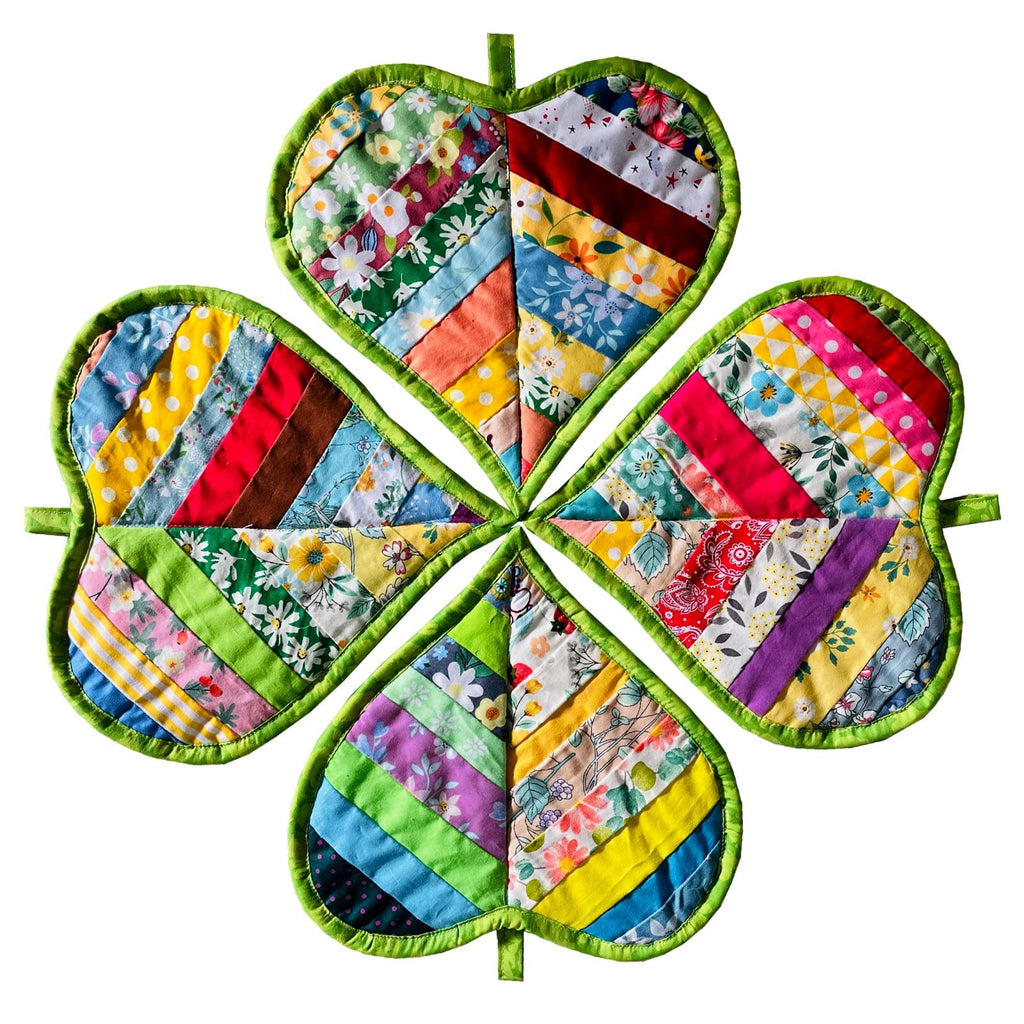 Pot Holders for Kitchen Hot Pads 100% Cotton for BBQ/Cooking/Baking/Grilling/Microwave/Barbecue (Loves, 4PCS Loves)