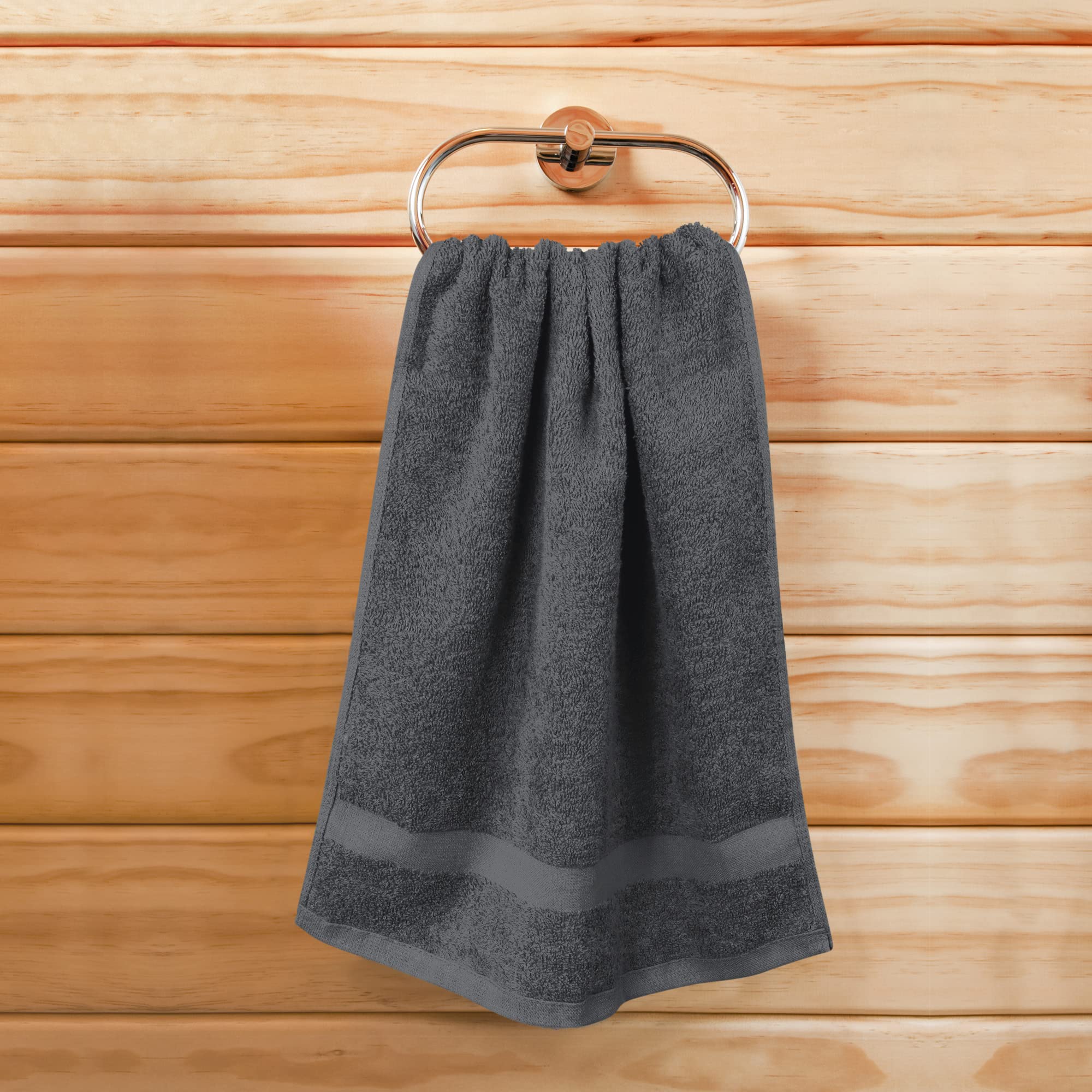 Utopia Towels Salon Towels, Pack of 12, 16x27 in, 100% Cotton, Grey
