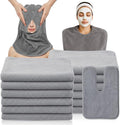 JJUNW 12 PCS U-Shaped Facial Towels, Split Design Estheticians Towels