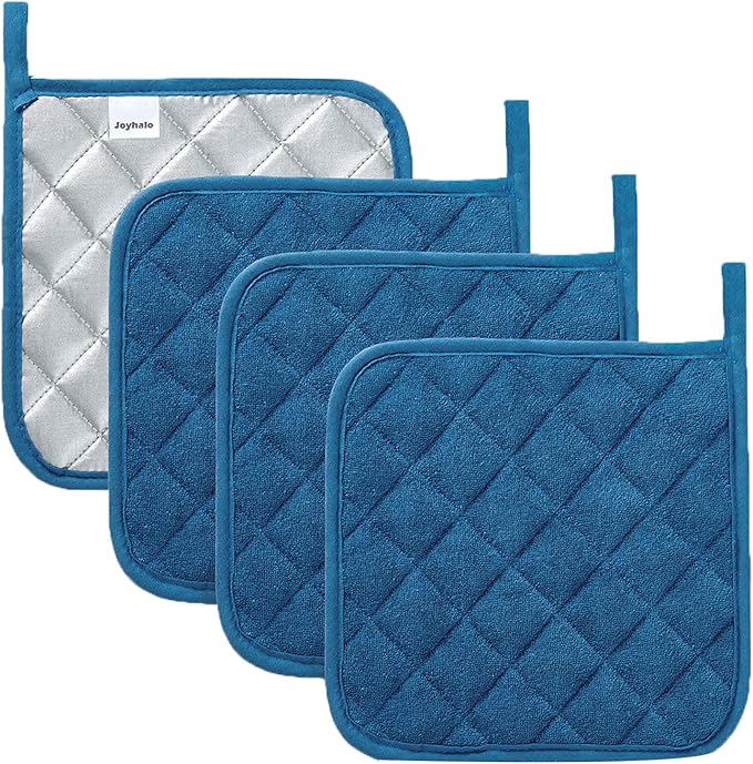 Joyhalo 4 Pack Pot Holders for Kitchen Clearance