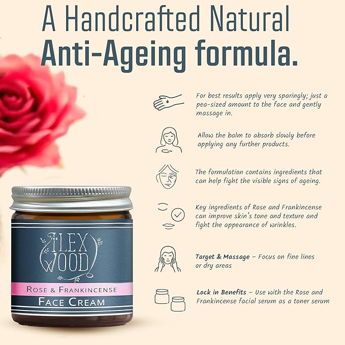 The Ilex Wood Rose & Frankincense Natural Face Cream 2.03 fl oz