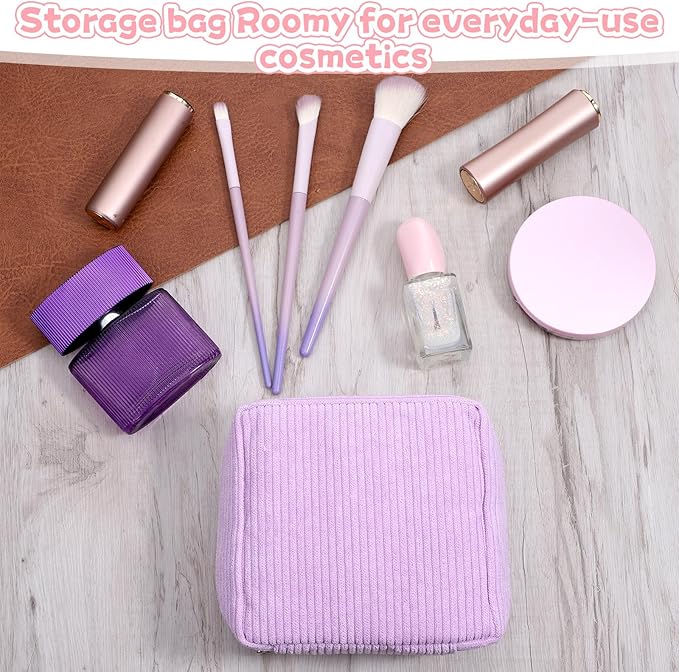 LXUEJIE 2 Pcs Menstrual Bags for Teen Girls, Period Bag for Teen Girls, Mini Corduroy Travel Period Bag for Sanitary Napkin, Corduroy Sanitary Napkin Storage Bags Tampon Holder for Women Purse