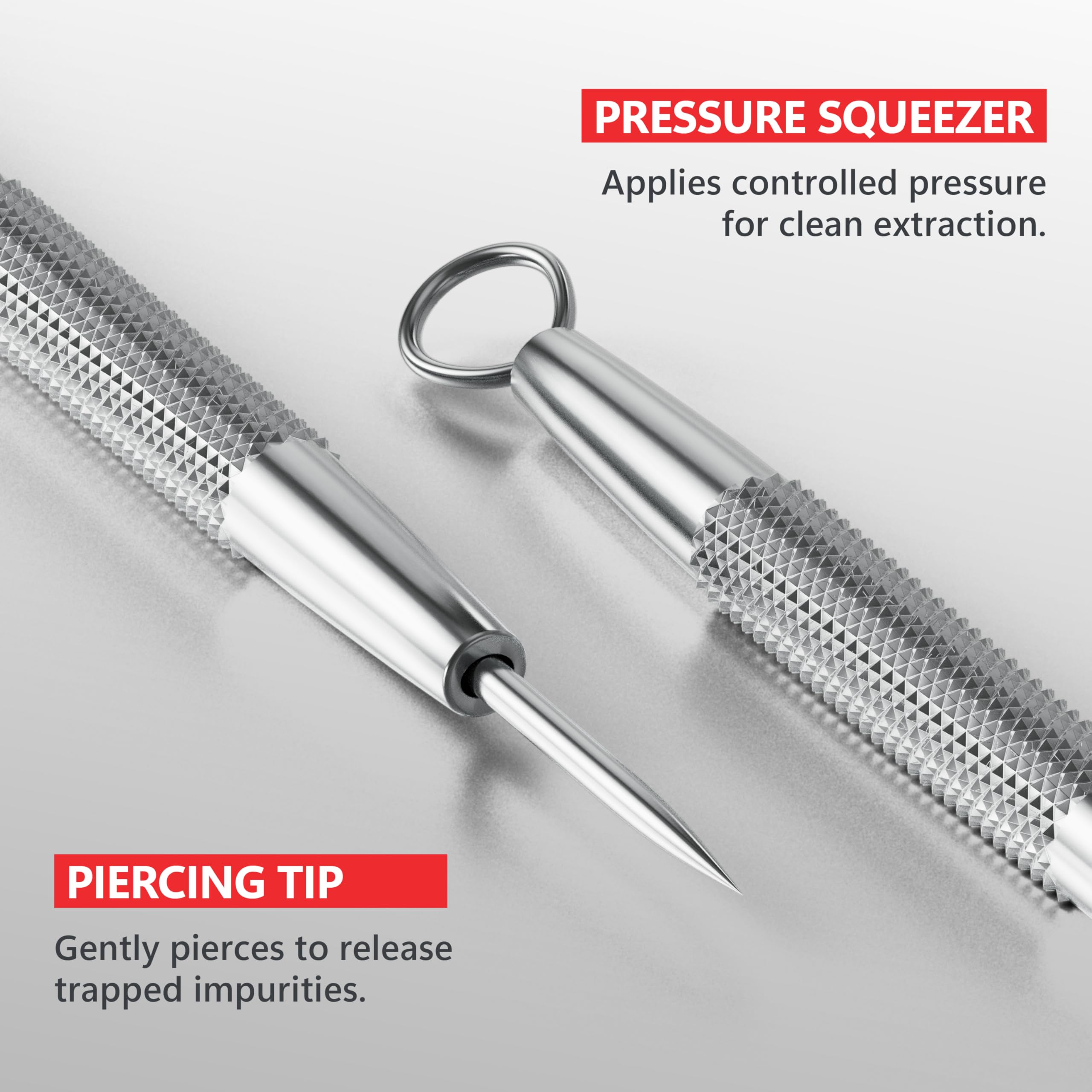 Suvorna Skinpal milia Remover Tool, Pimple Popper, Extractor for Pimple, Blackhead, Whitehead, Comedone, Acne, Zit, Blemish, Cyst, Spot, Lancet Needle for face Popping, Lancet for Facial Extraction.