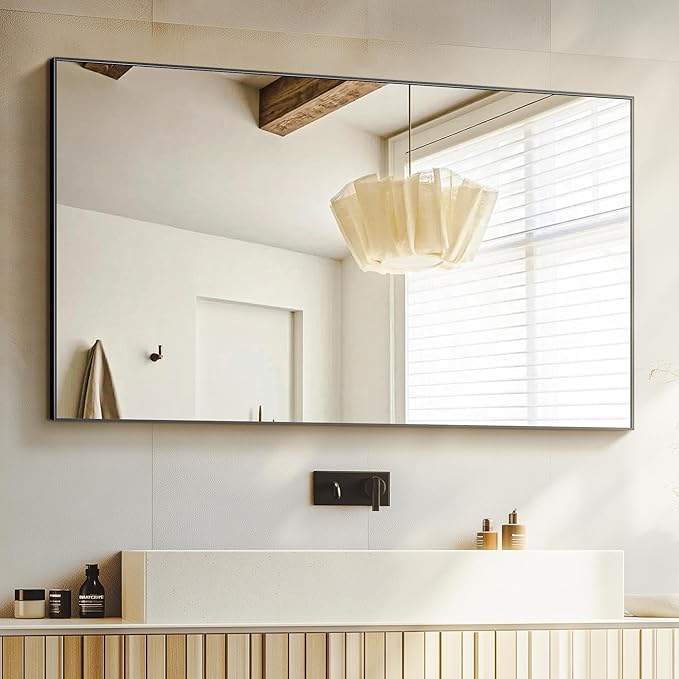 Bathroom Vanity Mirror for Wall, 30"x48" Bathroom Mirror for Over Sink