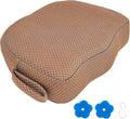 AEROiVi Hot Tub Booster Seat for Adults 5in Thick Weighted Quick Sink Brown