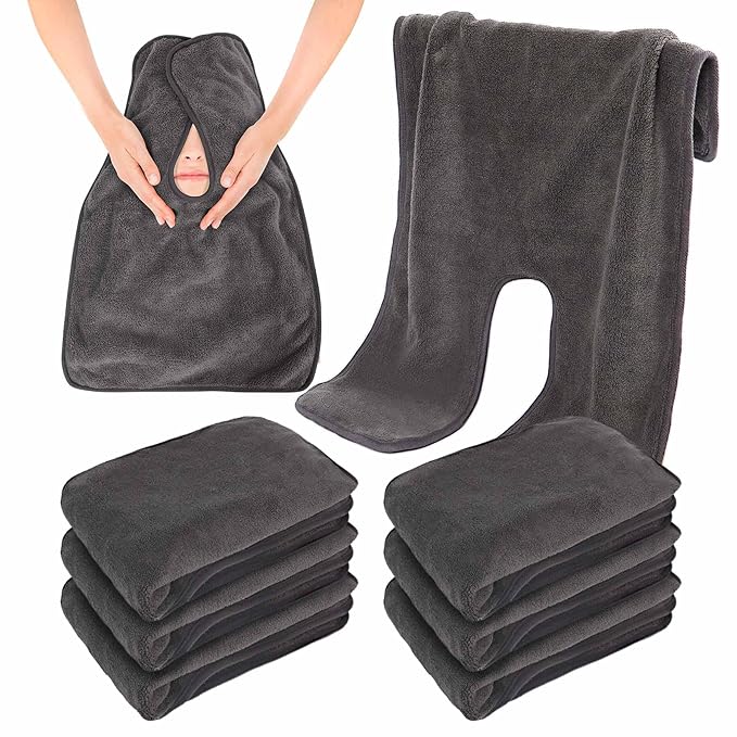 BREENHILL 6 Pack Facial Towels for Estheticians Soft, Spa Towels for Facial, Comfortable Extra Thick Massage Face Towels, Professional Esthetician Equipment