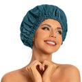 Edoneery Reusable Shower Caps for Women, Waterproof Long Hair Bonnet