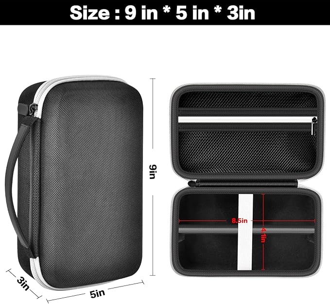 Grapsa Case Compatible with Novah for Ufree for KIKIDO for GLAKER for FADEKING for GSKY for Romanda Professional Hair Clippers, Beard Trimmer Grooming Storage Holder for Hair Trimmers Set (Box Only)
