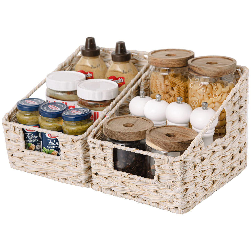 GRANNY SAYS Wicker Baskets for Organizing, Wicker Baskets for Storage