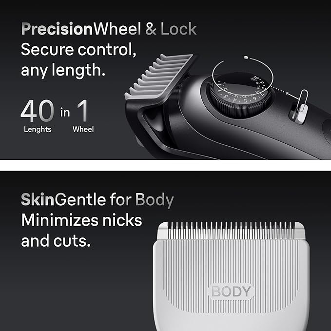 Braun All-in-One Series 9 Men’s Electric Beard Trimmer, Hair Clipper, Shaver & Razor for Face, Hair & Body, AIO 9535 with Gillette Labs Razor, Cordless