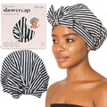 Kitsch Luxury Large Shower Cap for Women - Stripe