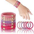 Hair Ties No Damage - 10PCS Ponytail Holders - Elastic Hair Ties for Thick Hair - Braided Hair Bands for Women Girls's Hair - Beautiful Girlfriends