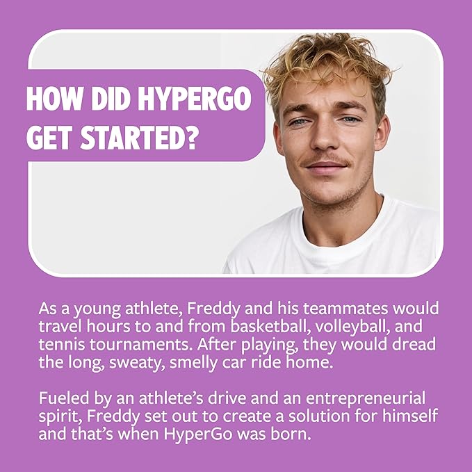 HyperGo XL Single Body Wipes for Women & Men – 12" x12" Rinse-Free Full Body Cleansing 30 Count Pack - Mint | Biodegradable, Hypoallergenic, Aloe-Infused | Gym, Festival, Camping Essentials