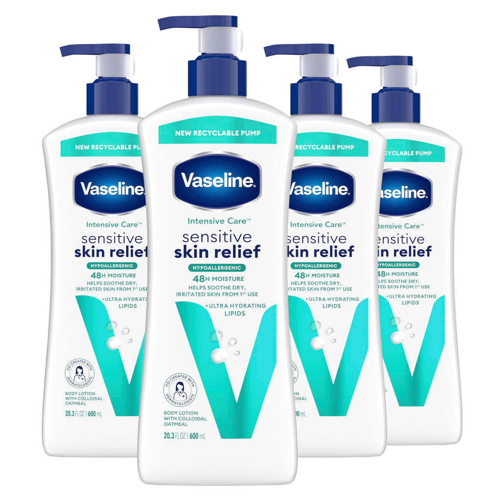 Vaseline Intensive Care™ Body Lotion Sensitive Skin Relief 20.3oz 4ct