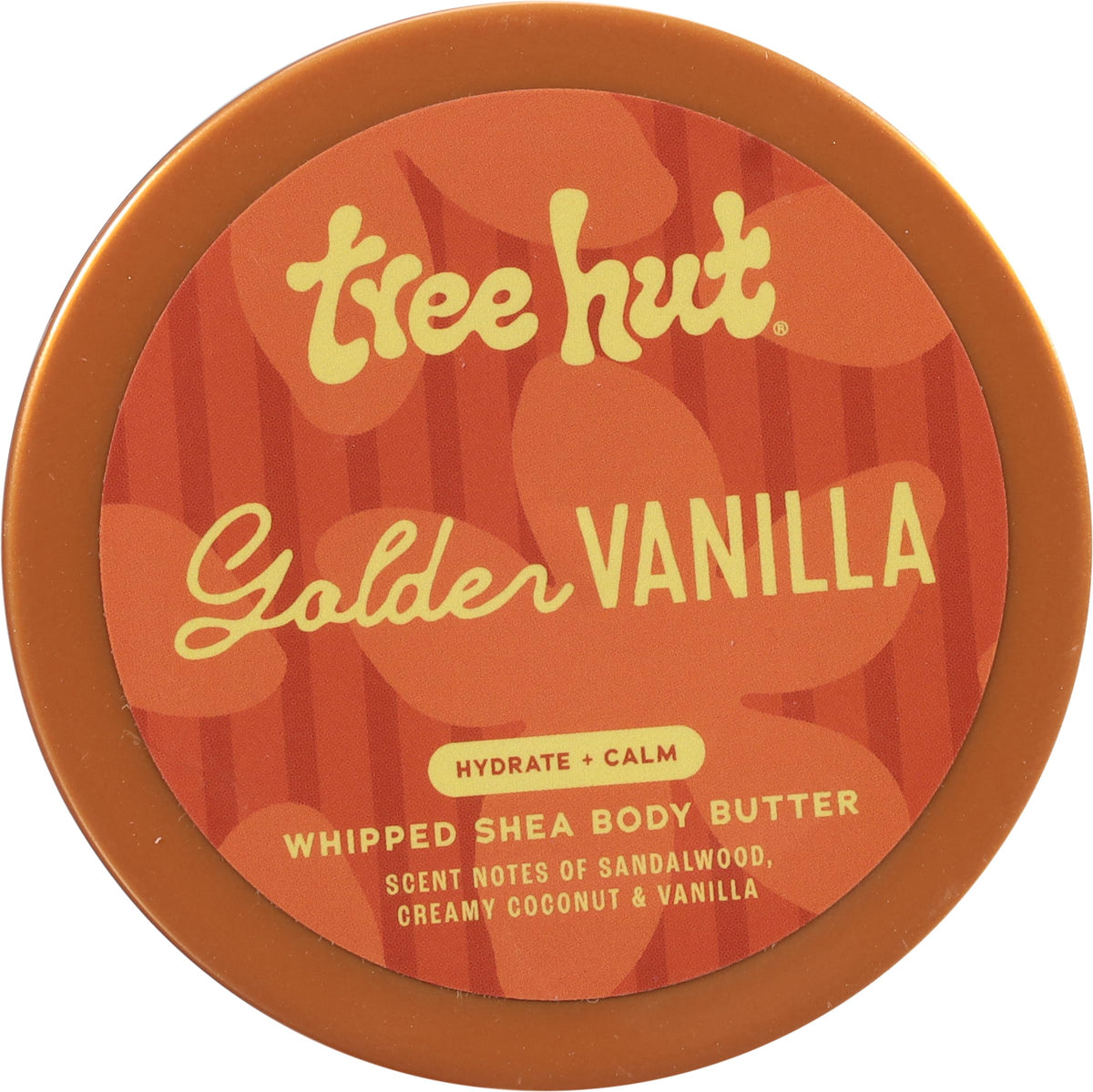 Tree Hut Golden Vanilla Whipped Body Butter with Shea Butter, 8.4 Oz