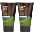 Every Man Jack Gentle Exfoliating Face Scrub for Men, Unscented, (2pk)
