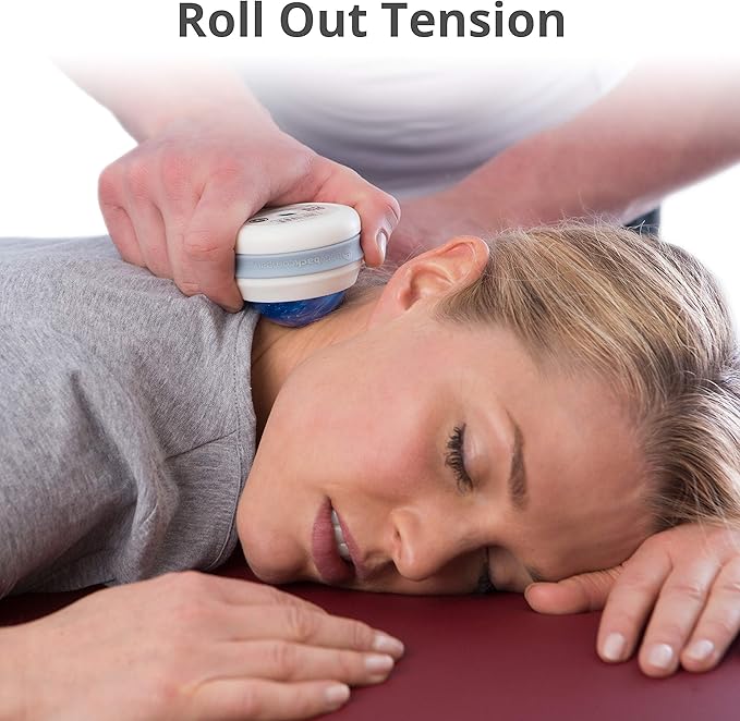 Body Back FSA Eligible Manual Massage Roller Ball | Deep Tissue Roller & Lacrosse Ball - Handheld Massager for Sore Muscles & Joint Pain | 360° Mobility Therapy Ball for Athletes & Fitness Recovery