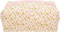 PAZIMIIK Cozy Makeup Bag for Women,Zipper Cosmetic Pouch,Floral Pink