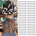 40PCS Perm Rods For Short Long Hair Plastic White Perm Rods For Natural Hair Curling Roller Accessories For Women