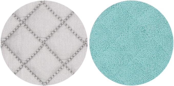 GQZLUCK Cotton Pot Holders, Hot Pads for Kitchen,Set of 4, Sky Blue