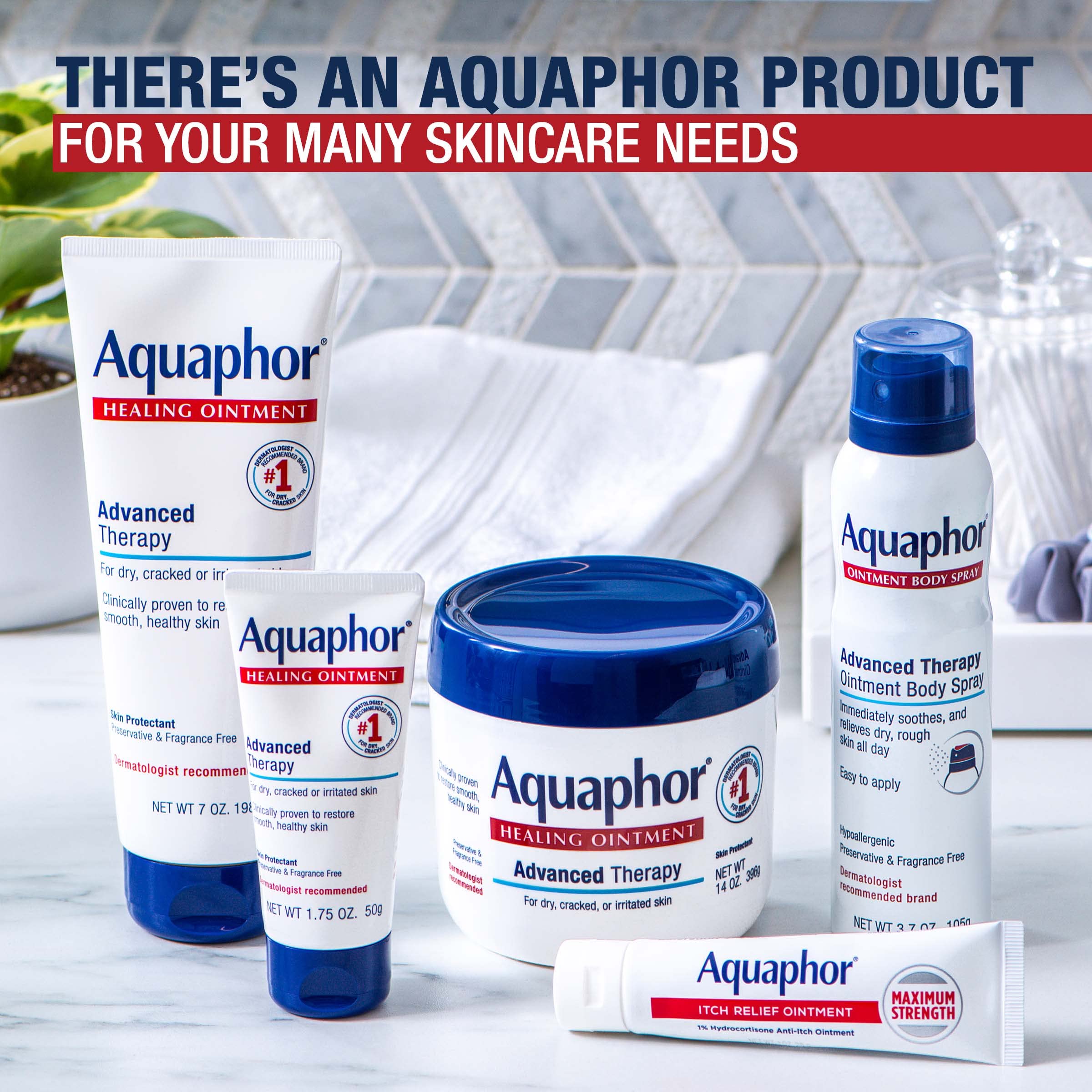 Aquaphor Advanced Therapy Ointment Body Spray, 6.2 OZ