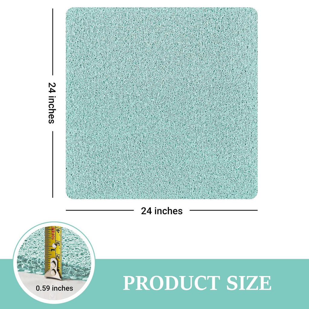 LuxStep Shower Mat Bathtub Mat Non-Slip Bath Mat with Drain, Quick Drying