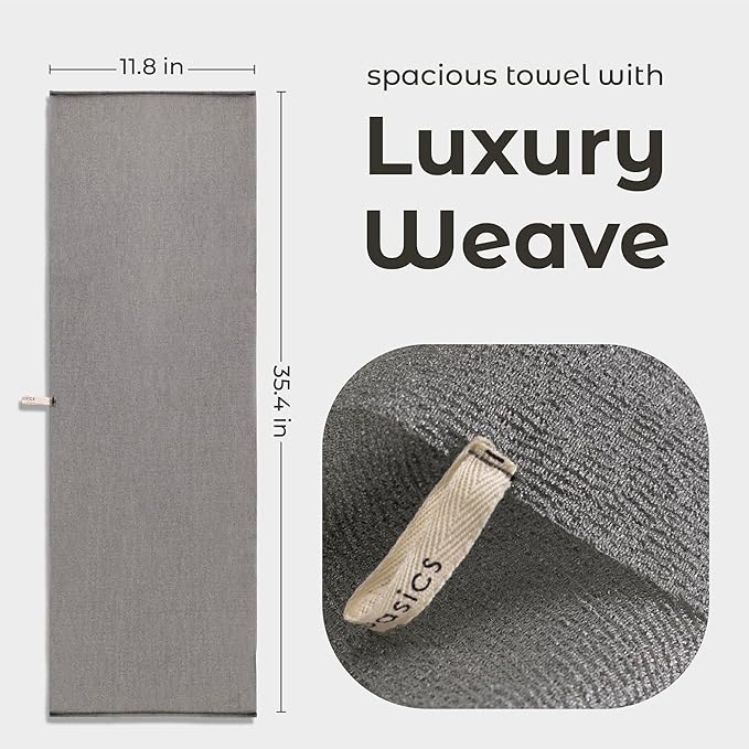 MainBasics Japanese Deep Exfoliating Shower Towel, 3 Pack, Earthy Love