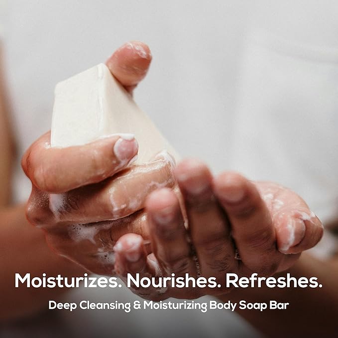 MARLOWE. Bar Soap for Men, Moisturizing Body Soap, Sage + Fir, 7 oz