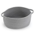 Happyiren Cute Woven Storage Basket with Handle, Baskets for Gifts Empty