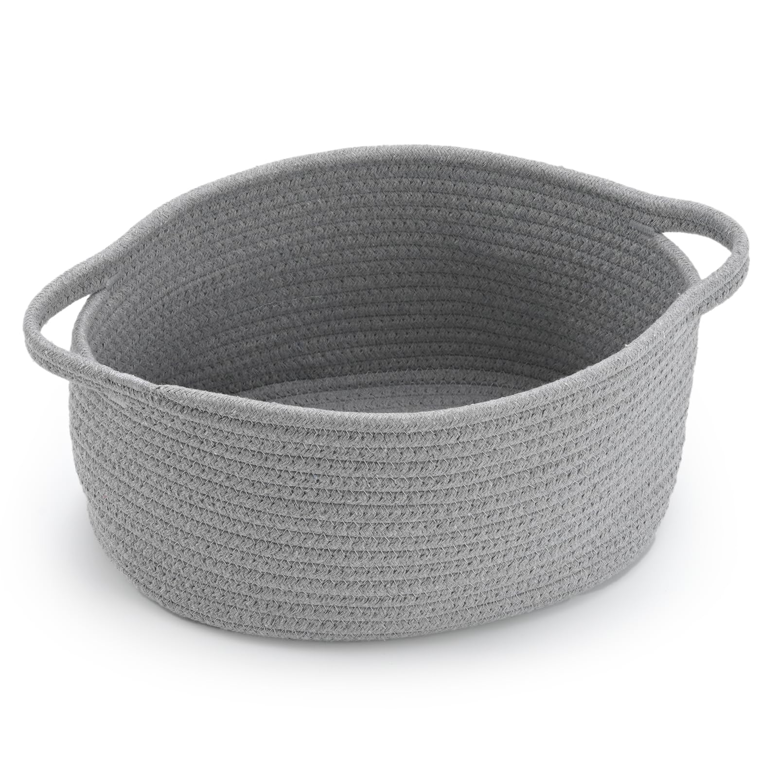 Happyiren Cute Woven Storage Basket with Handle, Baskets for Gifts Empty