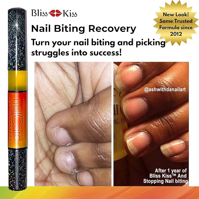 Bliss Kiss Simply Pure Cuticle Oil Pen, Bali Mango Fragrance | Jojoba Nail Growth Oil for Softer Cuticles & Healthier-Looking Nails | Nail Oil Pen for Women | TSA Friendly | Made in USA | 1-Pen 2ml