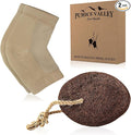 Pumice Stone for Feet Set - Natural Lava Foot Stone Callus Removing Set - Foot Care Kit for Dry Cracked Feet Body Hands - Health Foot Care