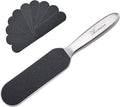 Professional Pedicure Foot File - Reusable Stainless Steel Cracked Skin Corns Callus Remover Feet Rasp