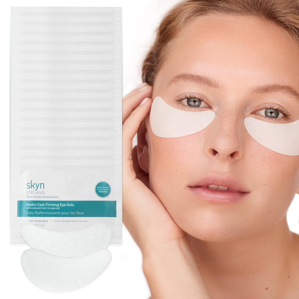 Skyn ICELAND Hydro Cool Firming Eye Patches with Peptides and Coenzyme Q10