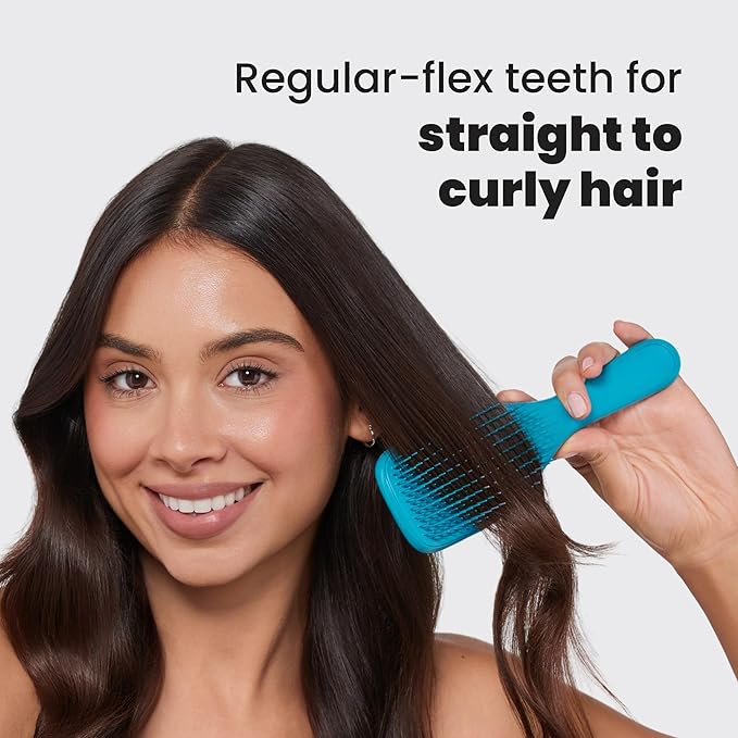 Tangle Teezer Ultimate Detangler Brush, Straight to Wavy, Teal