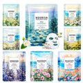 8 Pack Variety Facial Sheet Masks Skin Care Set, Hydrating Bulk Sheet Face Masks Skincare Gifts Set for Women Men, Long Lasting Moisturizing Face Mask Skincare for All Skin Type（13)