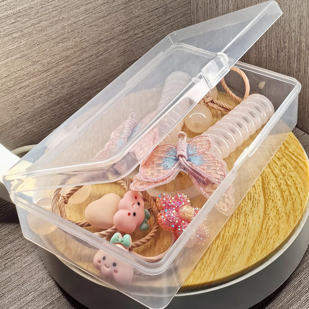 Thintinick 19 Pack Rectangular Clear Plastic Storage Containers