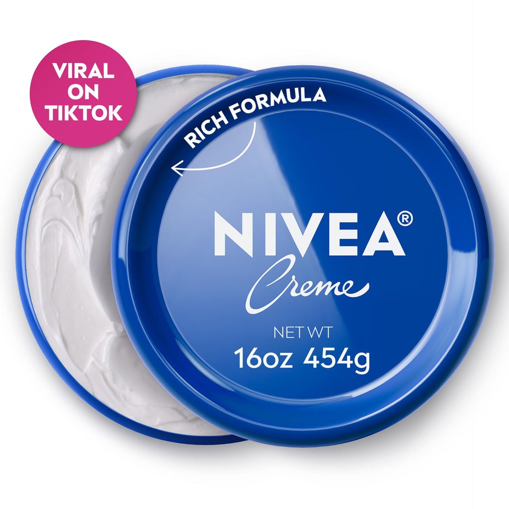 NIVEA Creme Daily Moisturizing Cream for Face, Hand and Body, 16 OZ