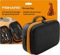 Fiskars Pet Grooming Tool Storage Bag, Durable Organizer with Elastic Straps, 10.25" x 4" x 7"