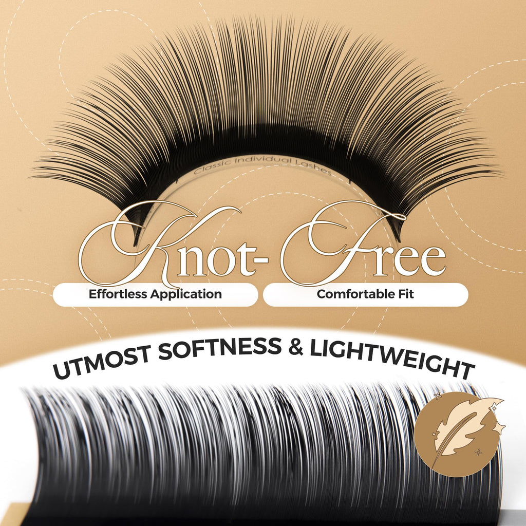 LASHVIEW Eyelash Extensions,Individual Lashes, Premium Single &Classic Lashes,0.15 Thickness CC Curl 8-15mm Mixed Tray,Natural Semi Permanent Eyelashes,Soft Application-Friendly,Mink Lashes