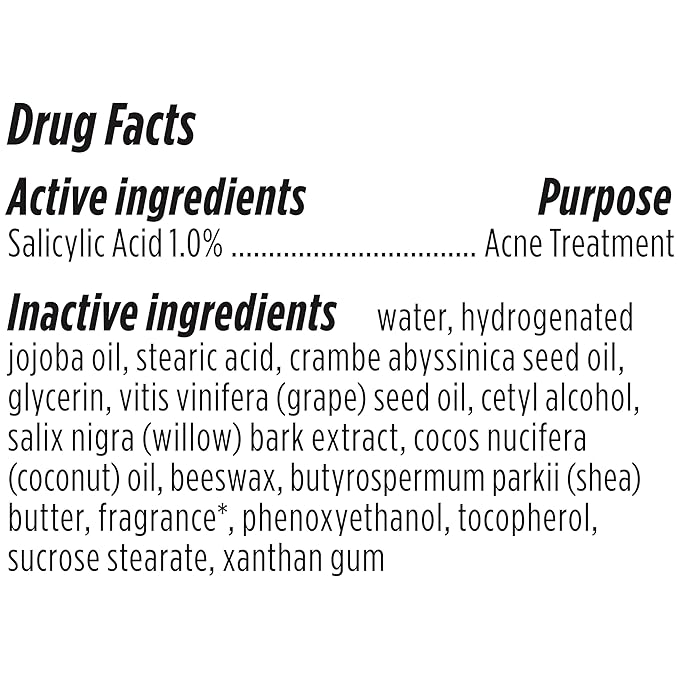 Burt’s Bees Clear and Balanced Deep Cleansing Acne Scrub, Salicylic Acid Acne Treatment with Cica, Facial Cream Exfoliator Helps Unclog Pores and Reduce Acne, 4 Oz (Pack of 2)
