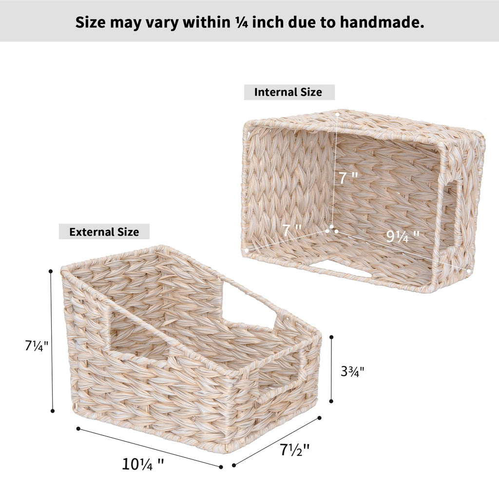 GRANNY SAYS Wicker Baskets for Organizing, Wicker Baskets for Storage