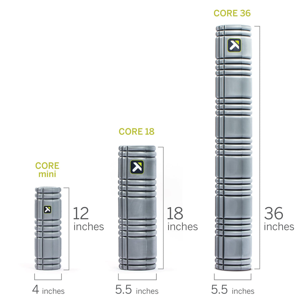 TRIGGERPOINT Trigger Point Performance CORE Foam Roller - 18" Gray One Size
