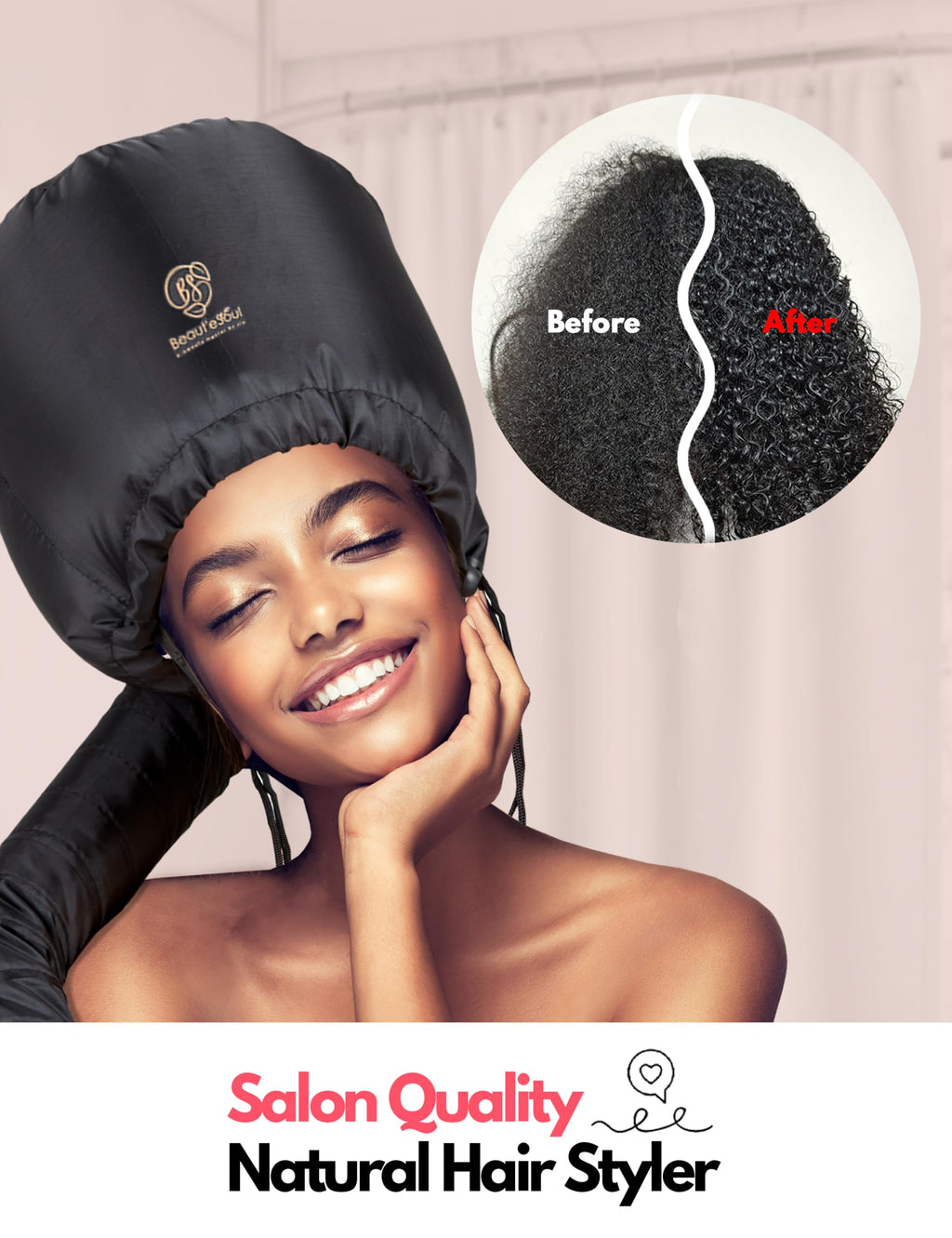 Beauté Seoul Soft Bonnet Hair Dryer Attachment