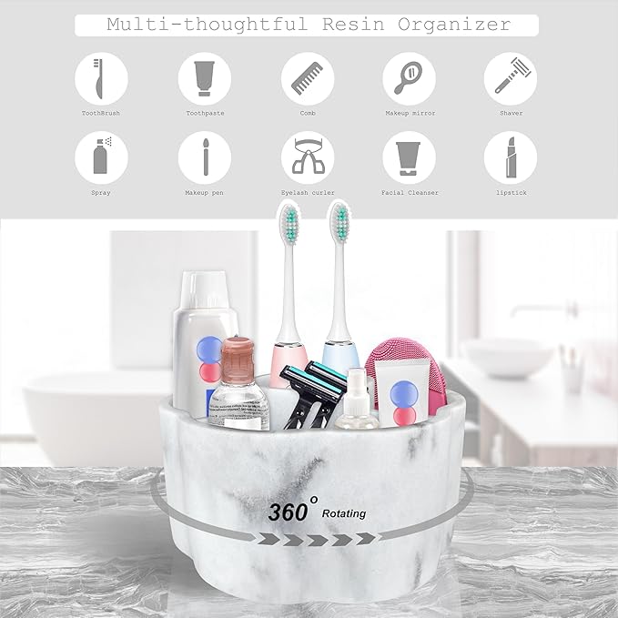 UNICYEEGAR MULTI-PURPOSE COSMETIC CAROUSEL BEAUTY ORGANIZER